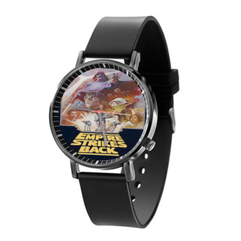 The Empire Strikes Back Star Wars Arts Black Quartz Watch Unisex With Premium Gift Box