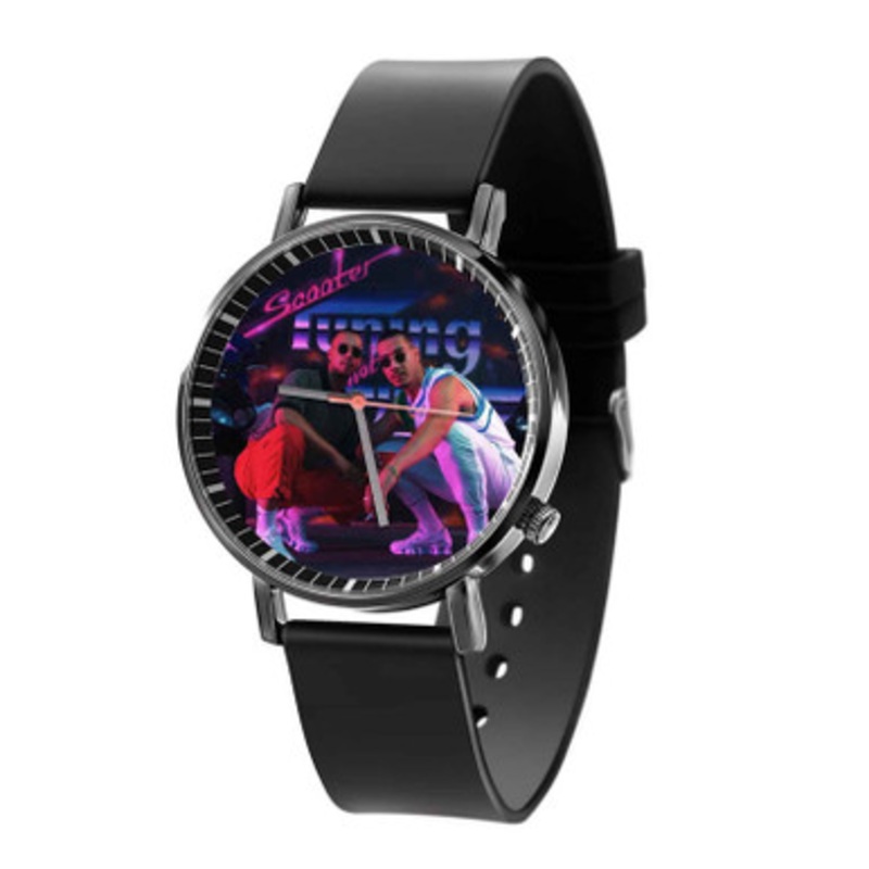 Apache 207 Roller Black Quartz Watch Unisex With Premium Gift Box