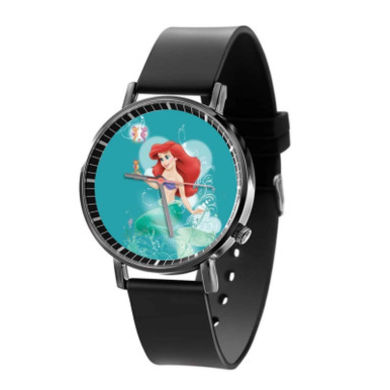 ariel the little mermaid Art Unisex Quartz Watch With Premium Gift Box