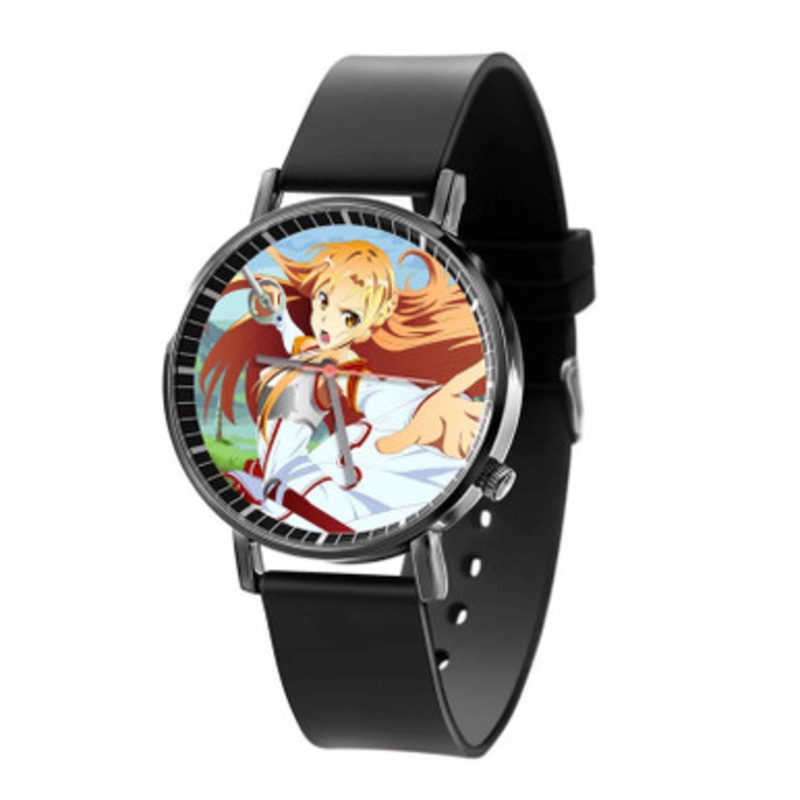 Asuna Yuuki Sword Art Online Unisex Black Quartz Watch With Premium Gift Box