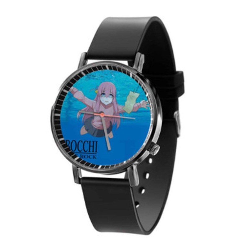 Bocchi the Rock Nirvana Black Quartz Watch Unisex With Premium Gift Box