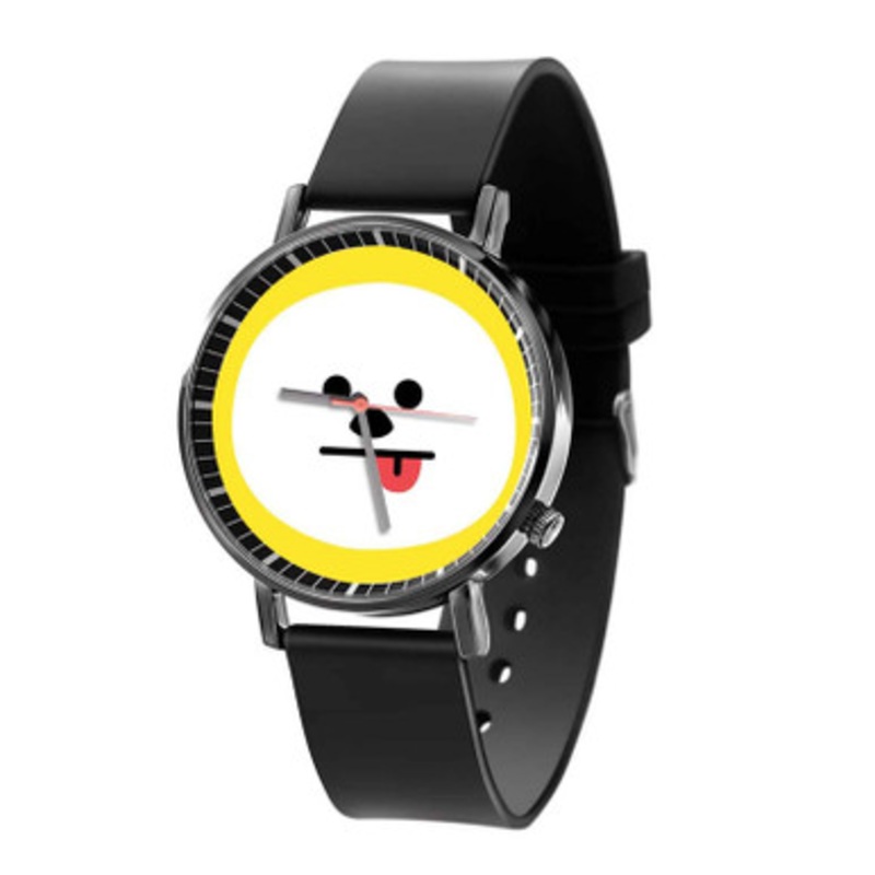 BT21 Chimmy Black Quartz Watch Unisex With Premium Gift Box