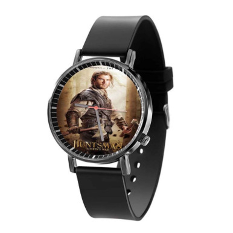 Chris Hemsworth The Huntsman Winter s War Black Quartz Watch Unisex With Premium Gift Box