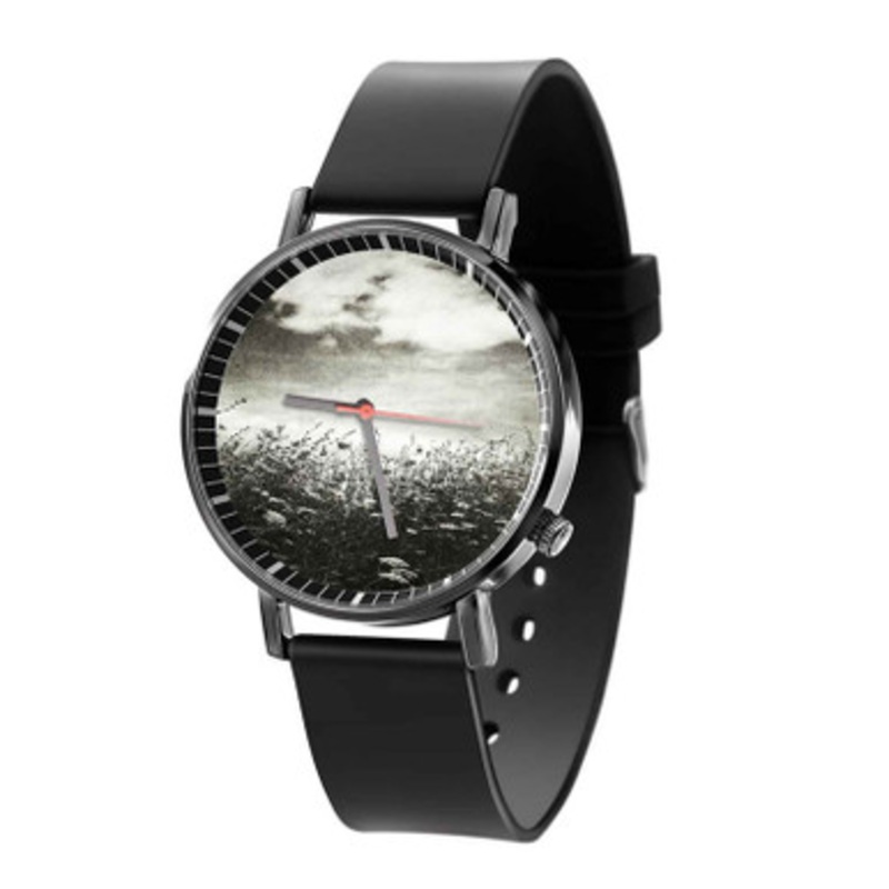 Counting Flowers Like They Were Stars Black Quartz Watch Unisex With Premium Gift Box