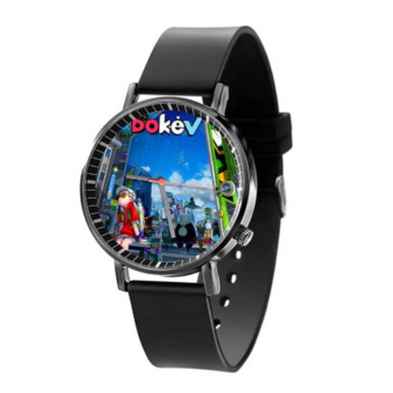 DokeV Black Quartz Watch With Premium Gift Box for Unisex