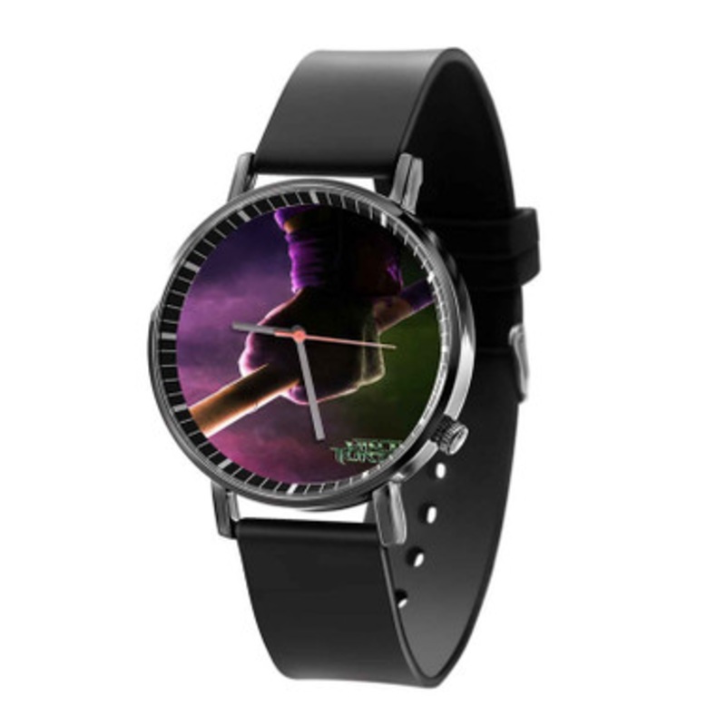 Donatello Teenage Mutant Ninja Turtles Black Quartz Watch Unisex With Premium Gift Box