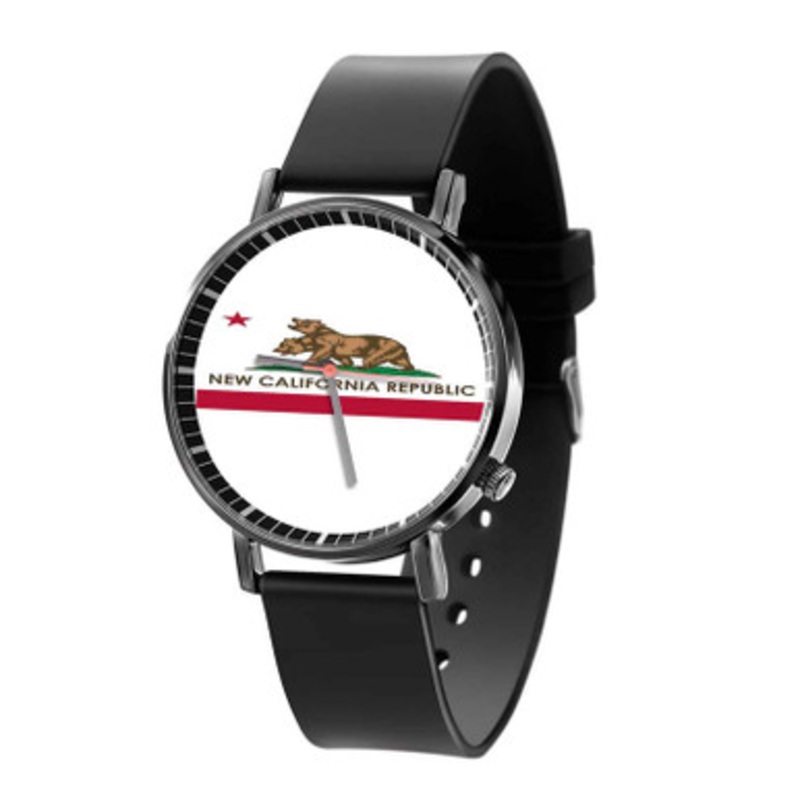 Fallout New Vegas New California Republic Black Quartz Watch Unisex With Premium Gift Box
