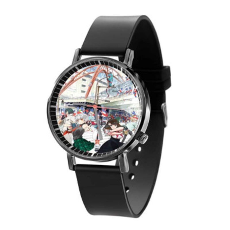 Gatchaman Crowds Insight Unisex Black Quartz Watch With Premium Gift Box