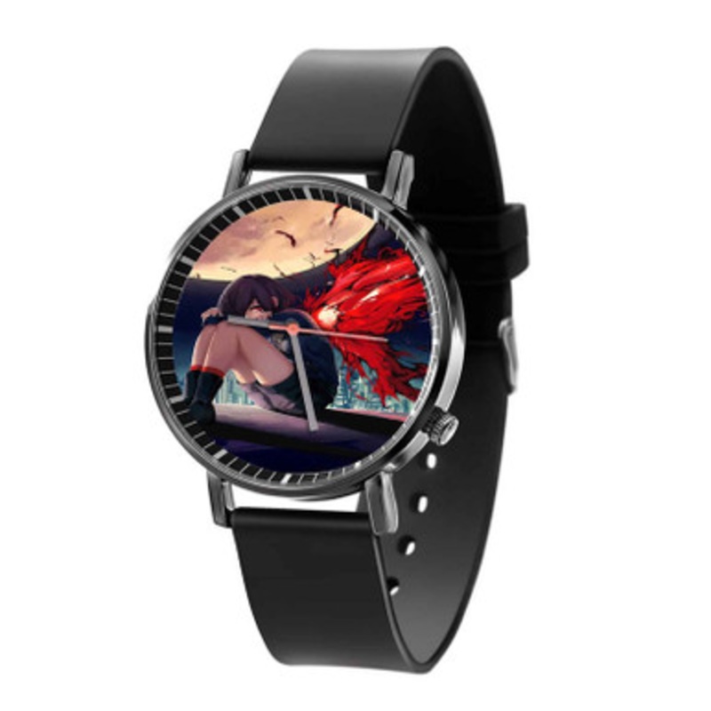 Kirishima Touka Tokyo Ghoul Art Unisex Black Quartz Watch With Premium Gift Box