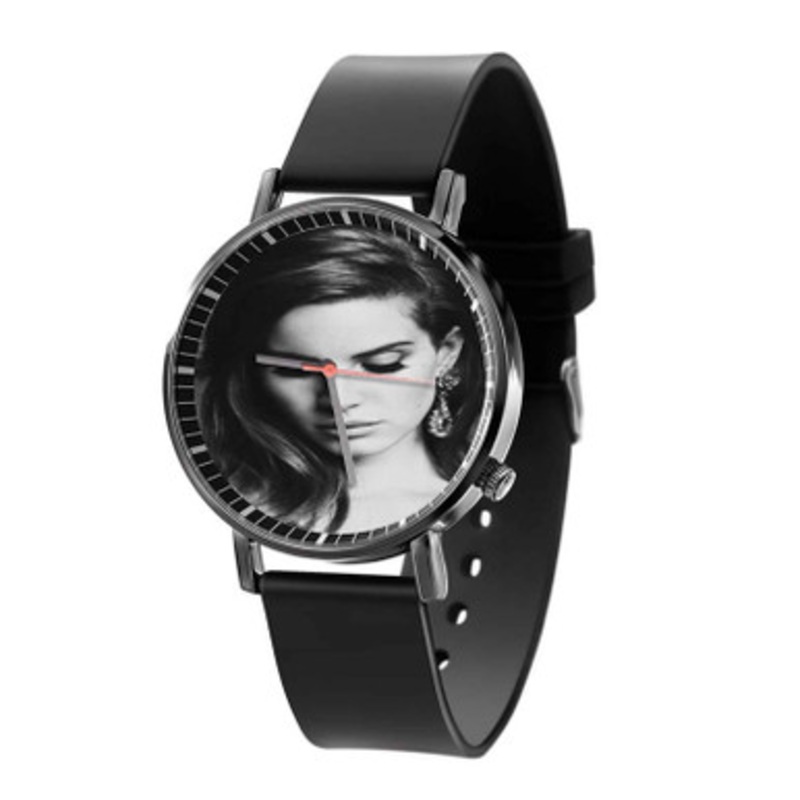 Lana Del Rey Art Arts Black Quartz Watch Unisex With Premium Gift Box
