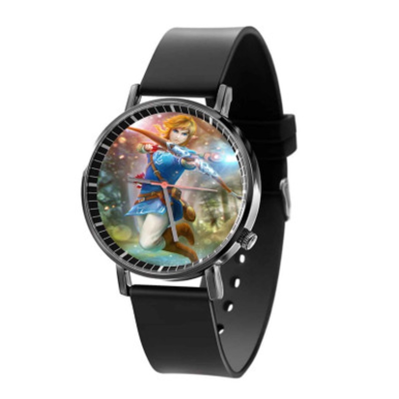 Link The Legend of Zelda Wii U Arrow Black Quartz Watch Unisex With Premium Gift Box