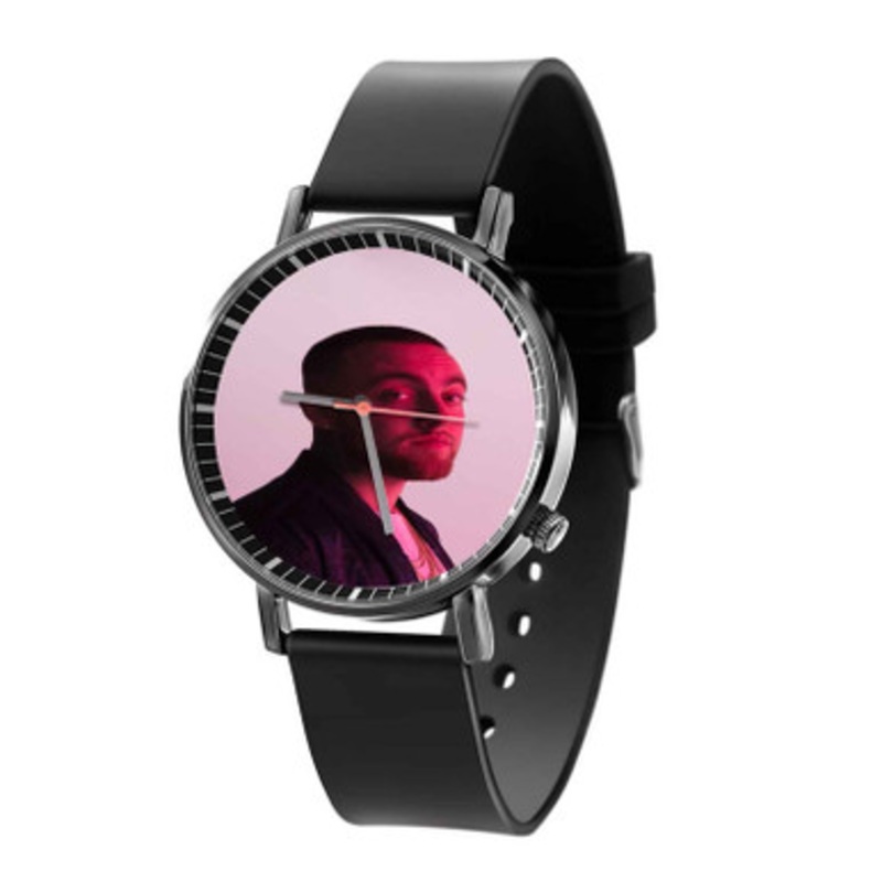 Mac Miller Quality Black Quartz Watch With Premium Gift Box for Unisex