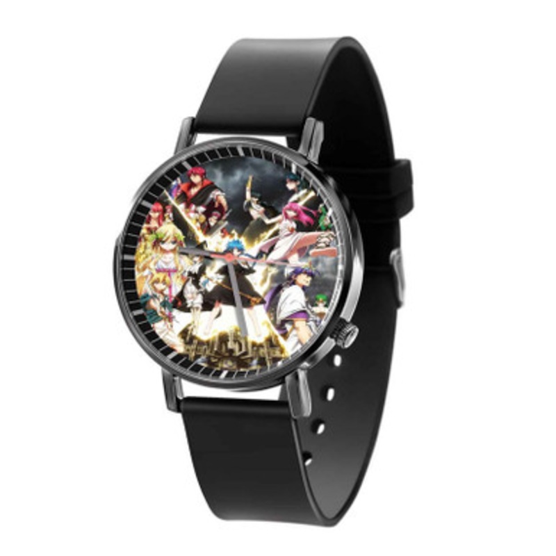 Magi The Labyrinth of Magic Unisex Black Quartz Watch With Premium Gift Box