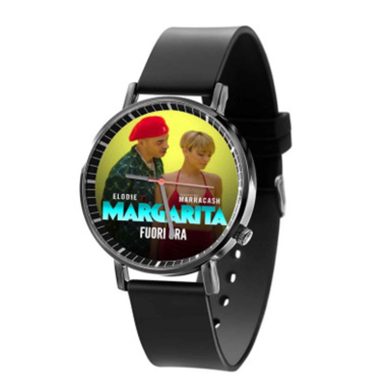 Marracash Elodie Margarita Black Quartz Watch Unisex With Premium Gift Box