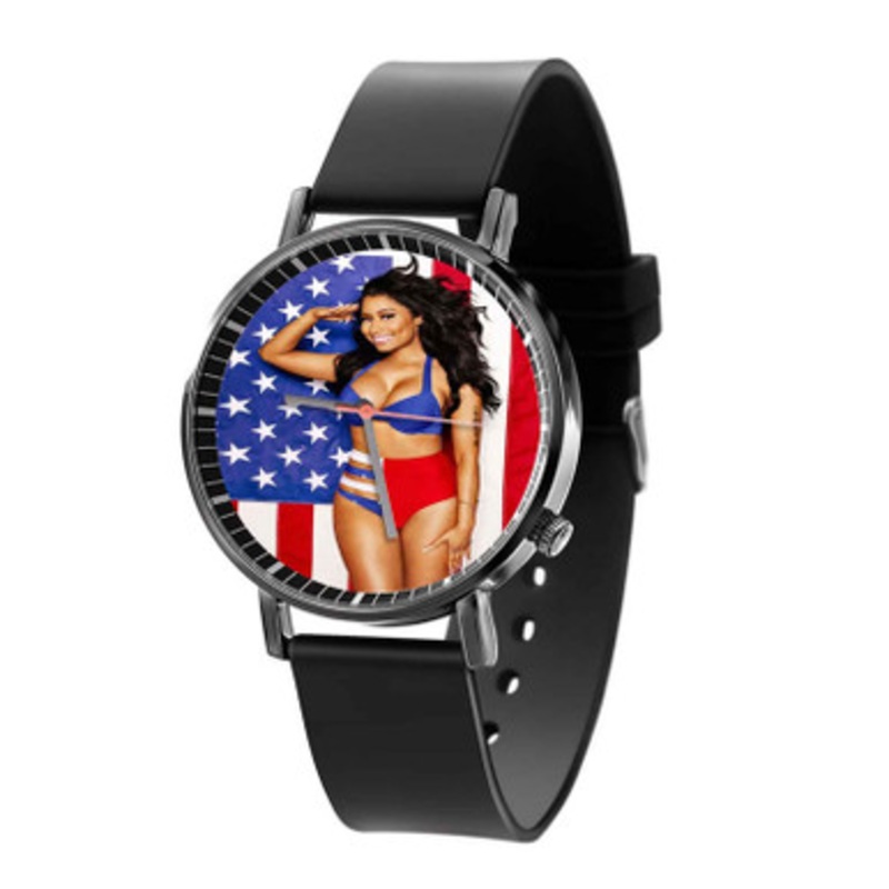 Nicki Minaj Black Quartz Watch Unisex With Premium Gift Box