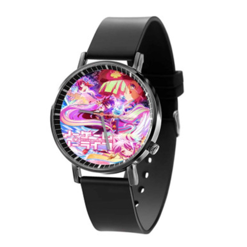 No Game No Life Art Black Quartz Watch Unisex With Premium Gift Box