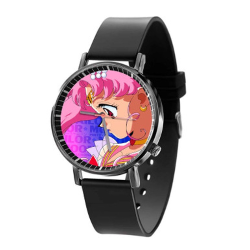 Sailor Chibi Moon Black Quartz Watch Unisex With Premium Gift Box