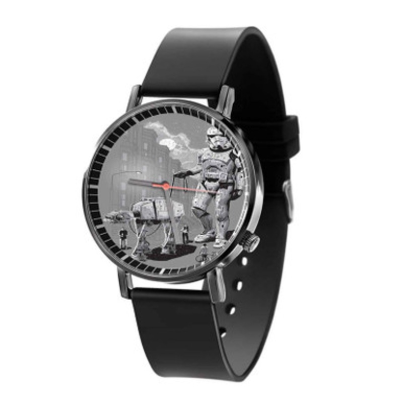 Stormtrooper Holiday Star Wars Black Quartz Watch Unisex With Premium Gift Box