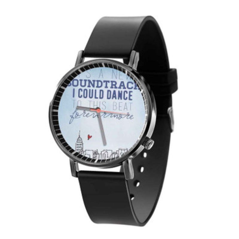 Taylor Swift Welcome to New York Lyrics Black Quartz Watch Unisex With Premium Gift Box