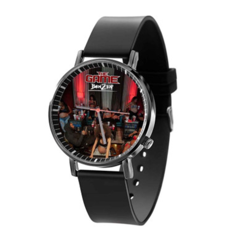 The Game Born 2 Rap Black Quartz Watch Unisex With Premium Gift Box