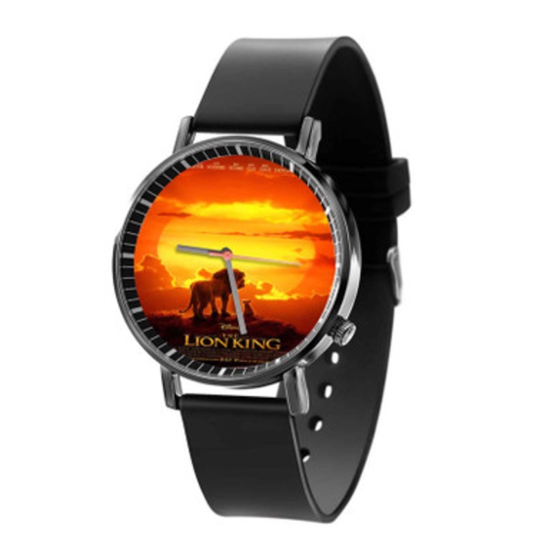 The Lion King Art Black Quartz Watch Unisex With Premium Gift Box
