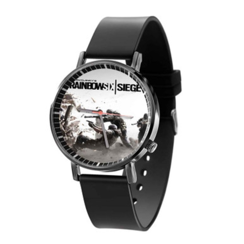 Tom Clancy s Rainbow Six Siege White Black Quartz Watch Unisex With Premium Gift Box