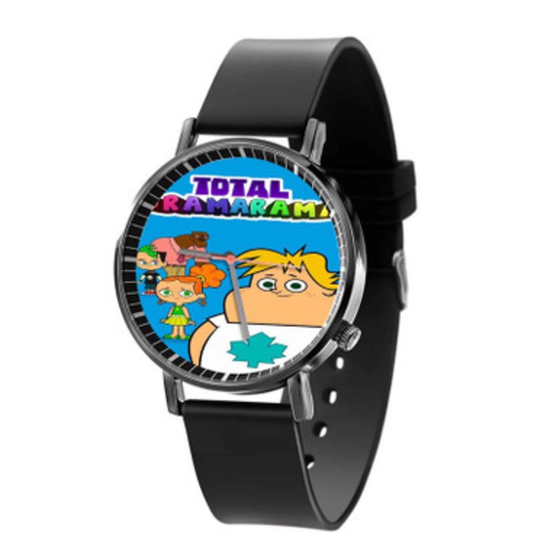 Total Dramarama Black Quartz Watch Unisex With Premium Gift Box