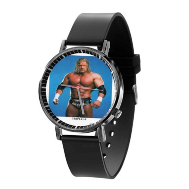 Triple H WWE Black Quartz Watch Unisex With Premium Gift Box