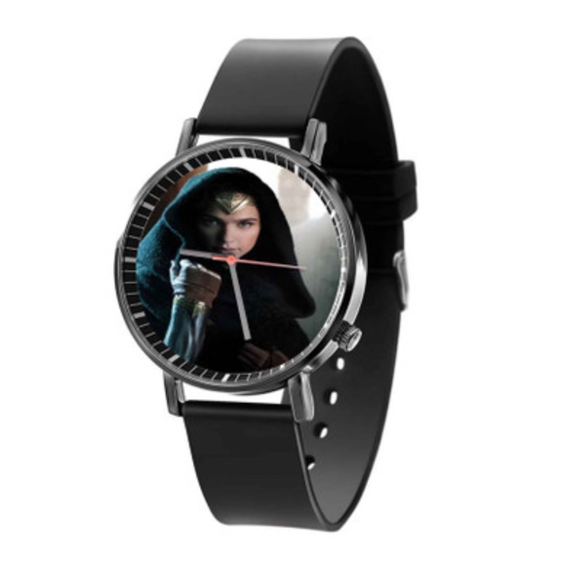 Wonder Woman Movie Unisex Black Quartz Watch With Premium Gift Box