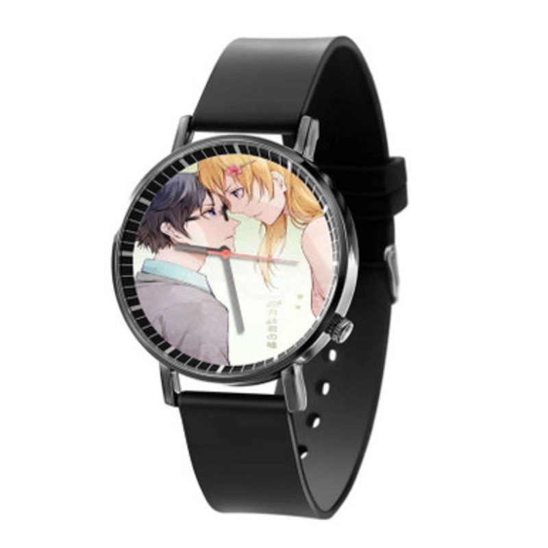 Your Lie in April Shigatsu wa Kimi no Uso Unisex Black Quartz Watch With Premium Gift Box
