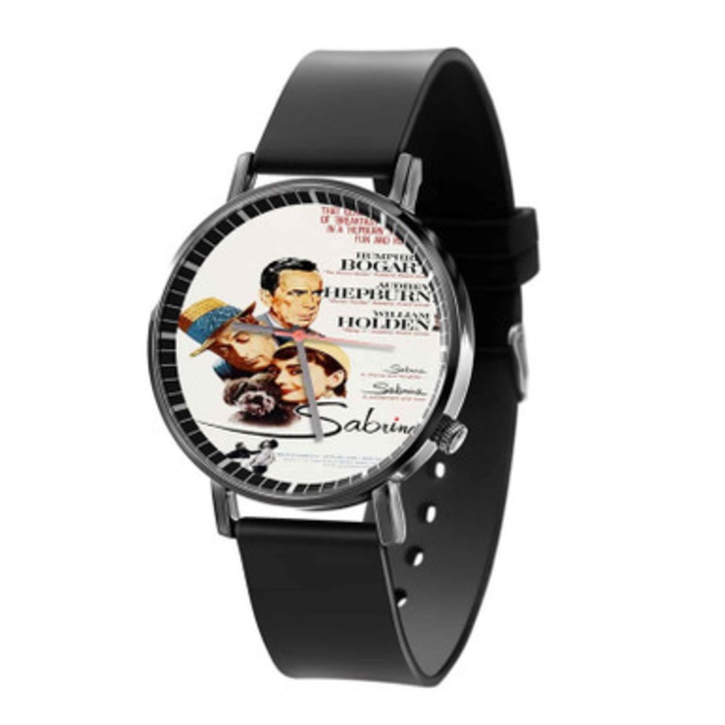 Audrey Hepburn Sabrina Black Quartz Watch Unisex With Premium Gift Box