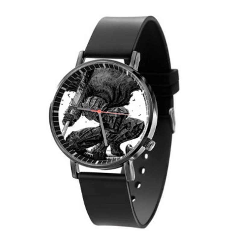 Berserker Armour Black Quartz Watch Unisex With Premium Gift Box