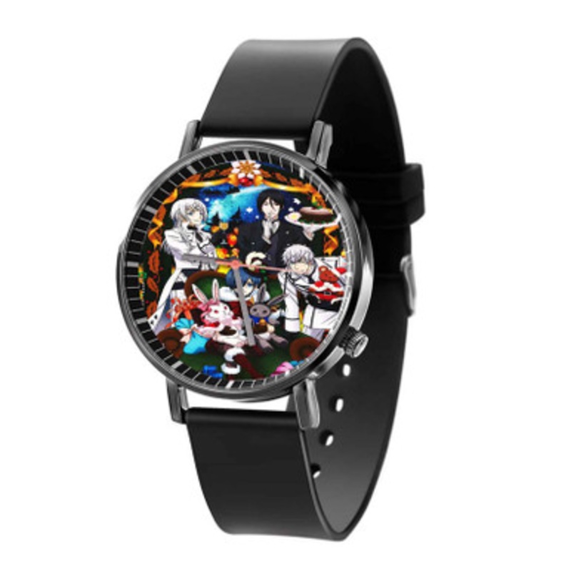 Black Butler Book of Atlantic Black Quartz Watch Unisex With Premium Gift Box