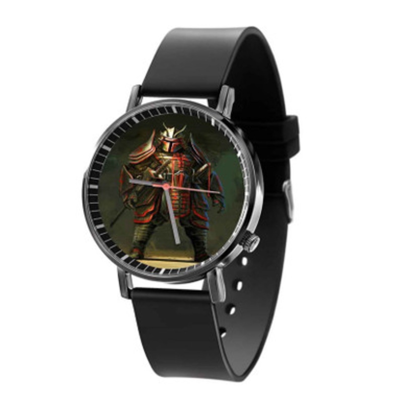 Boba Fett Samurai Black Quartz Watch Unisex With Premium Gift Box