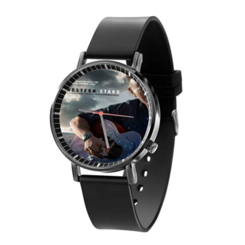 Bruce Springsteen Western Stars Songs from the Film Black Quartz Watch Unisex With Premium Gift Box