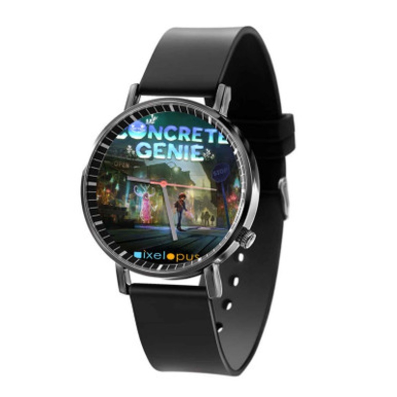Concrete Genie Black Quartz Watch Unisex With Premium Gift Box
