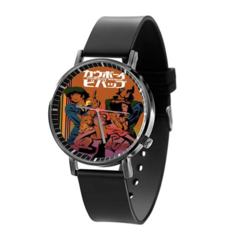 Cowboy Bebop Black Quartz Watch With Premium Gift Box for Unisex