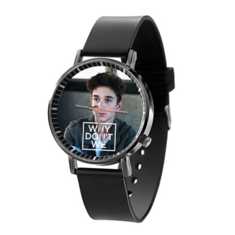 Daniel Seavey Why Don t We Black Quartz Watch Unisex With Premium Gift Box