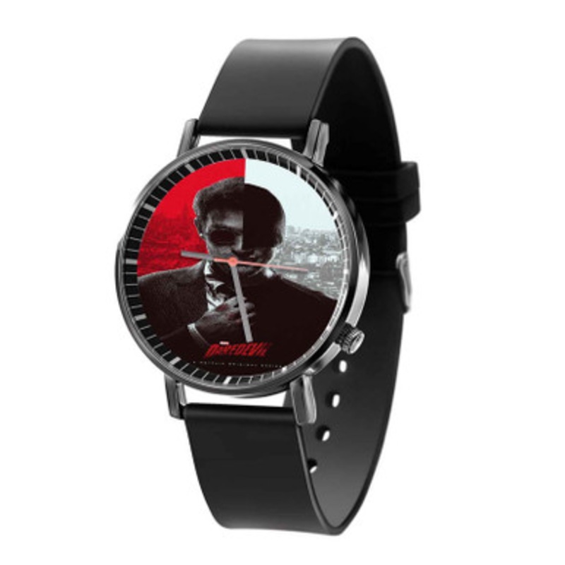 Daredevil Art Black Quartz Watch Unisex With Premium Gift Box