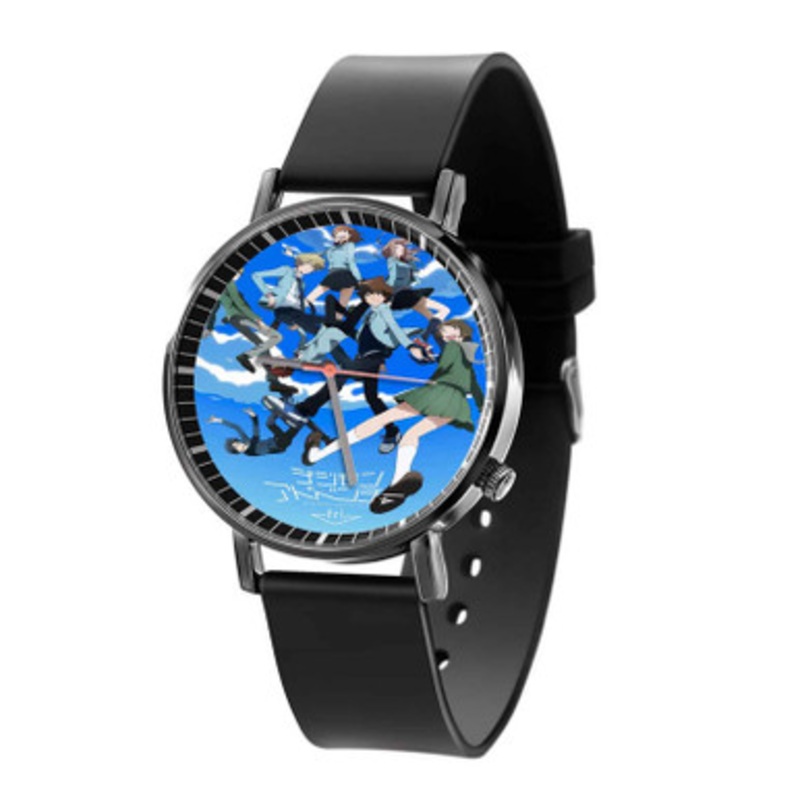 Digimon Adventure Tri Arts Black Quartz Watch Unisex With Premium Gift Box