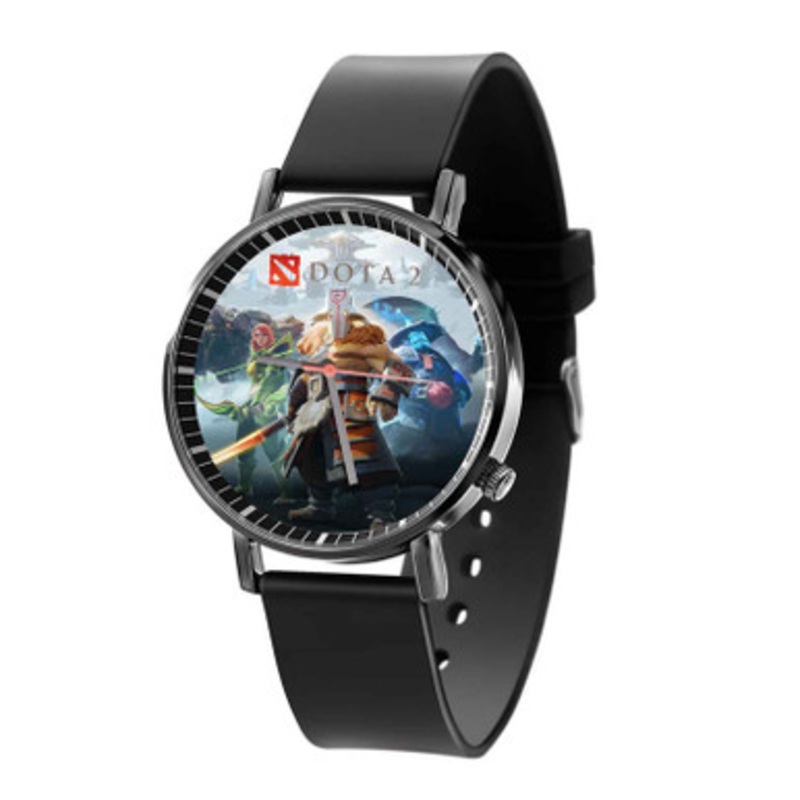 Dota 2 Art Black Quartz Watch Unisex With Premium Gift Box