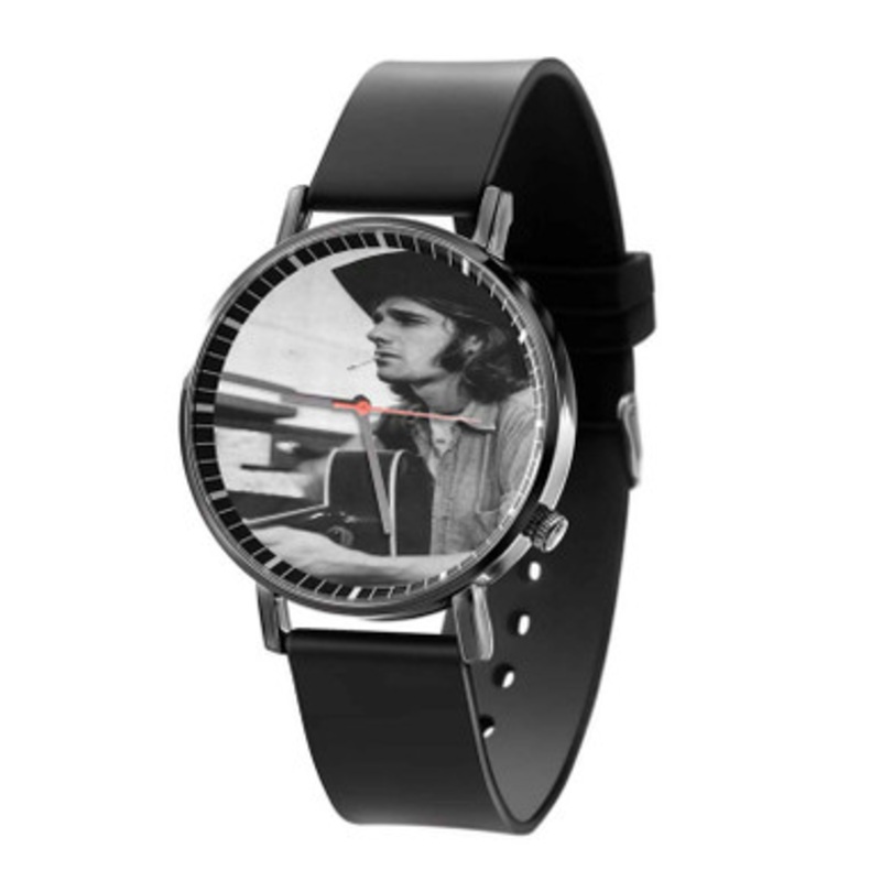 Glenn Frey Black Quartz Watch Unisex With Premium Gift Box