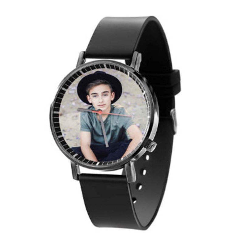 Johnny Orlando Black Quartz Watch Unisex With Premium Gift Box