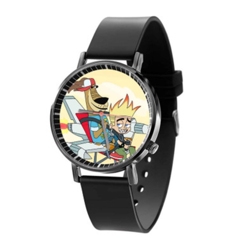 Johnny Test Unisex Black Quartz Watch With Premium Gift Box