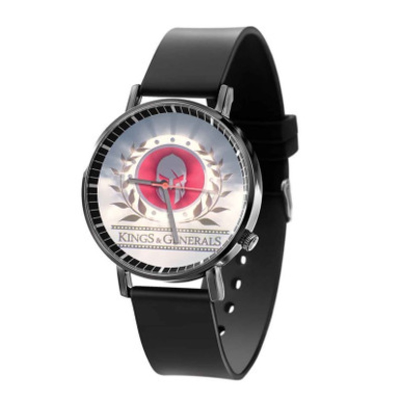 Kings and Generals Black Quartz Watch With Premium Gift Box for Unisex