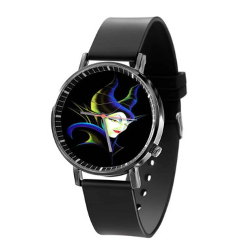 Maleficent Arts Black Quartz Watch Unisex With Premium Gift Box