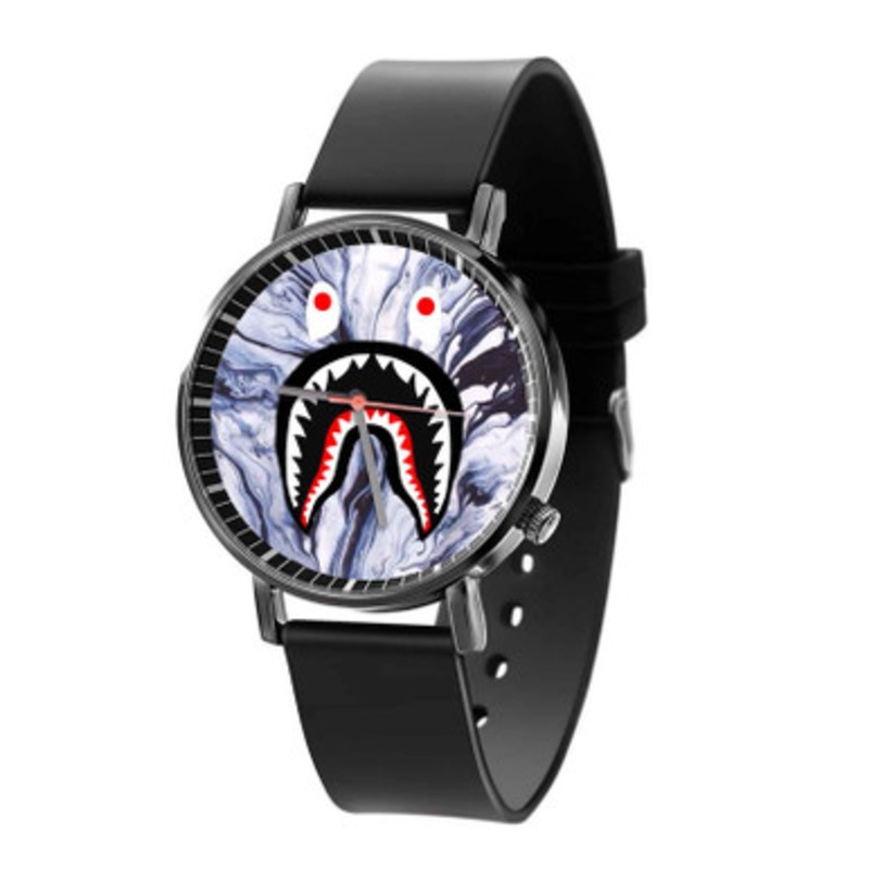 Marble Black Quartz Watch Unisex With Premium Gift Box