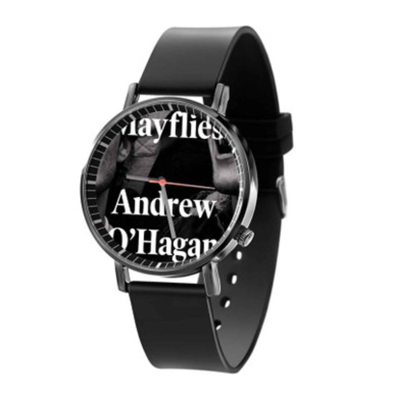 Mayflies Black Quartz Watch Unisex With Premium Gift Box