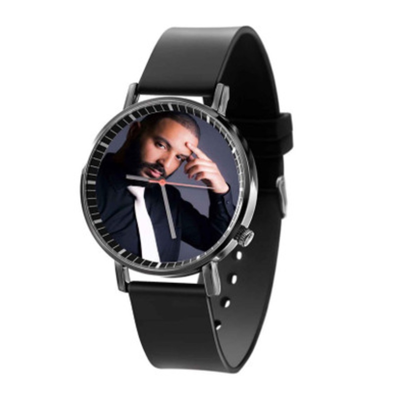 Mo Temsamani Black Quartz Watch Unisex With Premium Gift Box