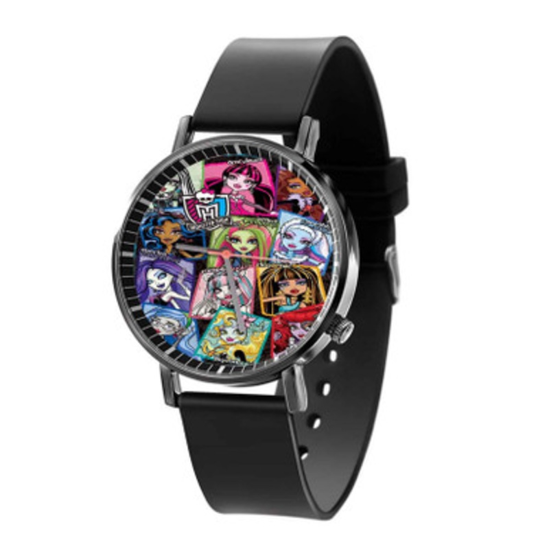 Monster High Black Quartz Watch Unisex With Premium Gift Box